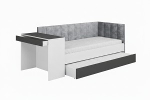 FABIAN 90x200 Jugendbett Multifunktionsbett Kinderbett Bett mit Ausziehbett Deine Möbel