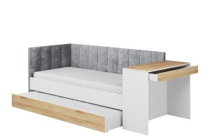 FABIAN 90x200 Jugendbett Multifunktionsbett Kinderbett Bett mit Ausziehbett Deine Möbel