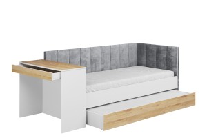 FABIAN 90x200 Jugendbett Multifunktionsbett Kinderbett Bett mit Ausziehbett Deine Möbel