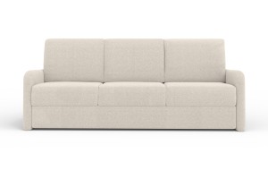 BIANCO Sofa 3-Sitzer mit Schlaffunktion Bettkasten, Schlafsofa Möbel