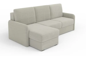 BIANCO Eckofa mit Schlaffunktion Bettkasten, Schlafsofa Möbel