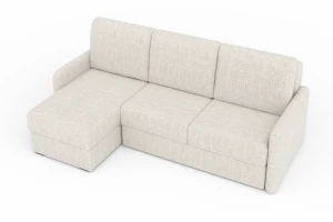 BIANCO Eckofa mit Schlaffunktion Bettkasten, Schlafsofa Möbel