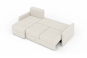 BIANCO Eckofa mit Schlaffunktion Bettkasten, Schlafsofa Möbel