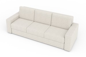 TOCO Sofa 3-Sitzer mit Schlaffunktion Bettkasten, Schlafsofa Möbel