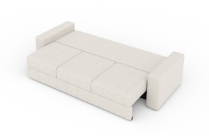 TOCO Sofa 3-Sitzer mit Schlaffunktion Bettkasten, Schlafsofa Möbel