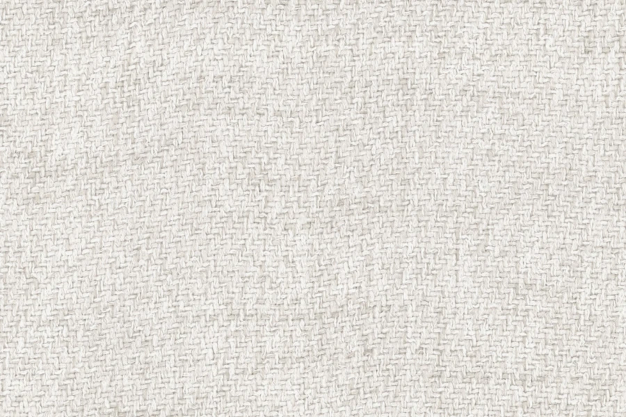 Detailansicht der hochwertigen Stoffstruktur in Beige für Polstermöbel.