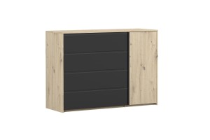 AURORA Schlafzimmer Set Komplettschlafzimmer Kleiderschrank 230 cm breit Deine Möbel