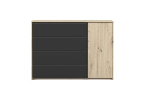 AURORA Schlafzimmer Set Komplettschlafzimmer Kleiderschrank 230 cm breit Deine Möbel