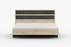 AURORA Schlafzimmer Set Komplettschlafzimmer Kleiderschrank 230 cm breit Deine Möbel