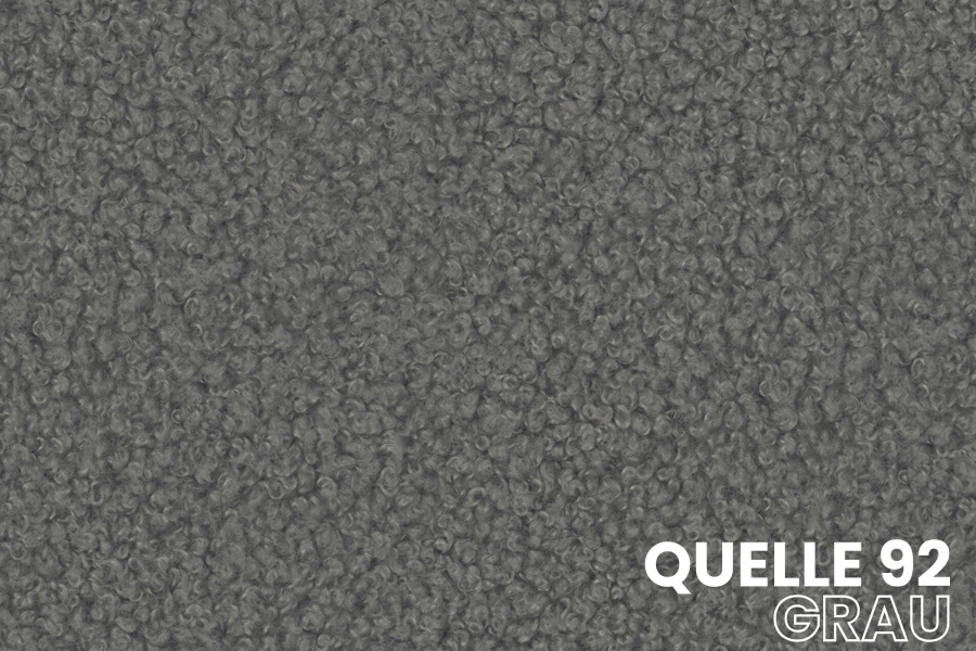 Dunkelgrauer Bouclé-Stoff Quelle 92 Textur Nahaufnahme