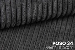 LOCCA Polsterbett mit Bettkasten & Lattenrost Cord-Stoff Deine Möbel