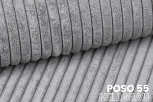 LOCCA Polsterbett mit Bettkasten & Lattenrost Cord-Stoff Deine Möbel