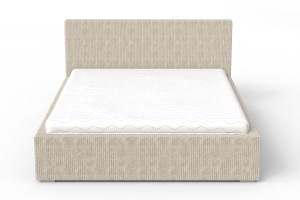 LOCCA Polsterbett mit Bettkasten & Lattenrost Cord-Stoff Deine Möbel