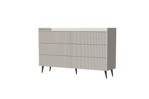 DALIA 03 150 cm Sideboard Kommode, mit 6 geräumigen Schubladen Deine Möbel
