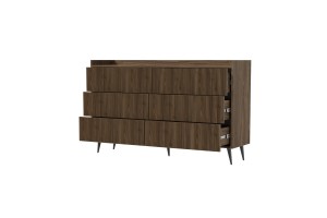 DALIA 03 150 cm Sideboard Kommode, mit 6 geräumigen Schubladen Deine Möbel