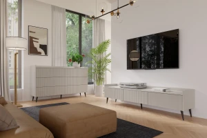 DALIA 03 150 cm Sideboard Kommode, mit 6 geräumigen Schubladen Deine Möbel