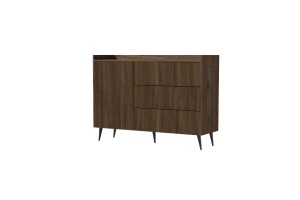 DALIA 04 126 cm Sideboard Kommode, mit 3 geräumigen Schubladen Deine Möbel