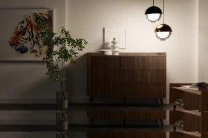 DALIA 04 126 cm Sideboard Kommode, mit 3 geräumigen Schubladen Deine Möbel