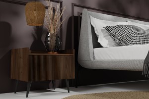 DALIA 08 Nachttisch Nachtkommode 52 cm breit, modern & praktisch Deine Möbel