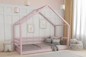 COMET 140x200 Rosa Bodenbett Kinderbett Hausbett Deine Möbel