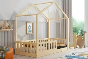 SKY 120x200 Kiefer Bodenbett Hausbett Einzelbett Deine Möbel