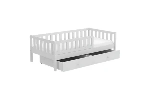 SOPHIA 120x200 Weiß Kinderbett mit zwei Schubladen Deine Möbel