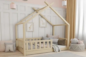 STAR PLUS 90x200 Kiefer Bodenbett Hausbett Einzelbett Deine Möbel