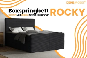 ROCKY Boxspringbett mit Bettkasten Deine Möbel