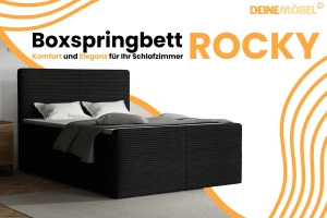ROCKY Boxspringbett mit Bettkasten Deine Möbel