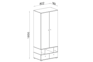 OLAF 01 Kleiderschrank Deine Möbel
