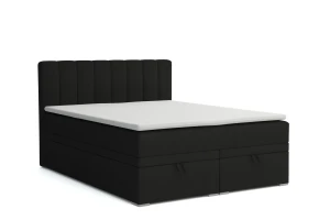 DAVID Boxspringbett mit Bettkasten und einer durchgehenden Matratze H4 Deine Möbel