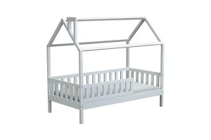 ROSI 90x200 Weiß Hausbett Einzelbett Deine Möbel