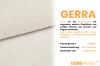 Gerra Bouclé-Stoff Produktdaten: 100% Polyester, 40.000 Martindale-Zyklen, weiche Haptik.