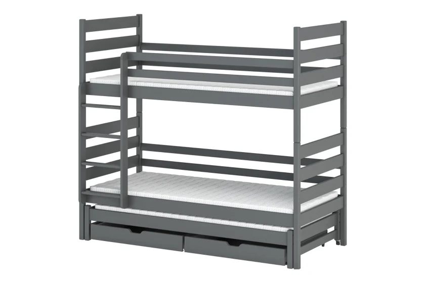 TOMI 90x200 Graphit Etagenbett Deine Möbel 