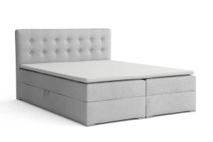 LINA Boxspringbett mit Bettkasten Boxbett in Boucle Deine Möbel