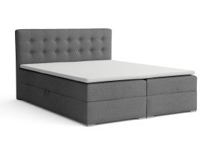 LINA Boxspringbett mit Bettkasten Boxbett in Boucle Deine Möbel