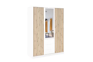 LABOO LUX C Schlafzimmer Set LABOO LUX 3D & LABOO LUX D3 Kleiderschrank 150 cm & Kommode Deine Möbel 