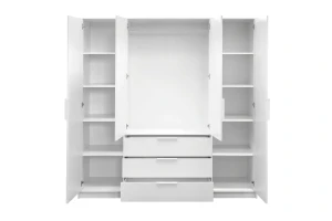 LABOO LUX F Schlafzimmer Set LABOO LUX 4D & LABOO LUX D2 Kleiderschrank 200 cm & Kommode Deine Möbel