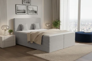 DUBAI Boxspringbett mit Bettkasten Boxbett in Cord Deine Möbel