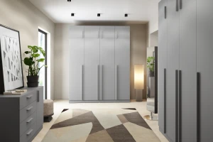 BRISSO C Schlafzimmer-Set mit 2-türigem Kleiderschrank BR3 und Kommode BRK1 Deine Möbel