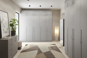 BRISSO C Schlafzimmer-Set mit 2-türigem Kleiderschrank BR3 und Kommode BRK1 Deine Möbel