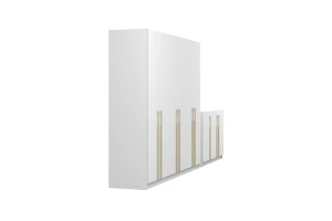 MIRELO C Schlafzimmer-Set mit 4- oder 6-türigem Kleiderschrank & 3-türiger Kommode Deine Möbel 24