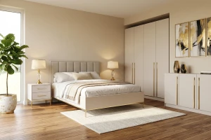 MIRELO C Schlafzimmer-Set mit 4- oder 6-türigem Kleiderschrank & 3-türiger Kommode Deine Möbel 24