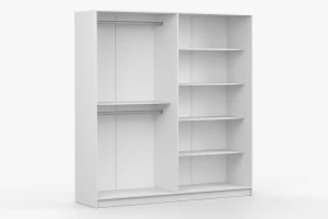 MIRELO C Schlafzimmer-Set mit 4- oder 6-türigem Kleiderschrank & 3-türiger Kommode Deine Möbel 24