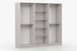 MIRELO C Schlafzimmer-Set mit 4- oder 6-türigem Kleiderschrank & 3-türiger Kommode Deine Möbel 24