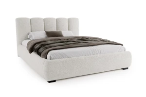 VALERIE Polsterbett mit Bettkasten und Lattenrost Bouclé Deine Möbel