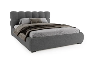 TIFFANY Polsterbett mit Bettkasten und Lattenrost Bouclé Deine Möbel