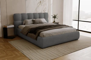 TIFFANY Polsterbett mit Bettkasten und Lattenrost Bouclé Deine Möbel