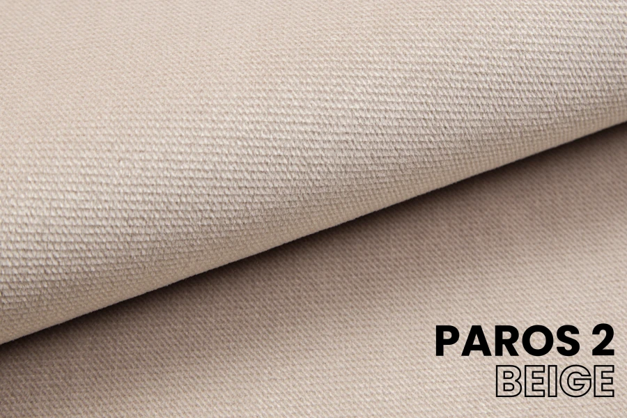 Stoffmuster Paros 2 Beige: Hochwertiger Bezugsstoff für Polstermöbel.