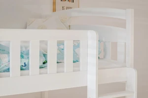 MIA 90x200 Weiß Etagenbett Ausziehbett für 3 Kinder mit Schubladen Deine Möbel